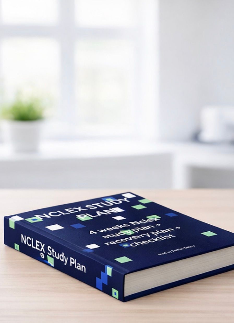 28-Day NCLEX Study plan + Recovery & Printable + Digital