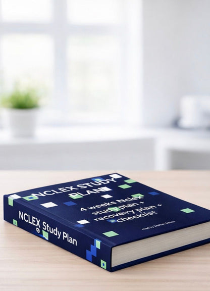 28-Day NCLEX Study plan + Recovery & Printable + Digital