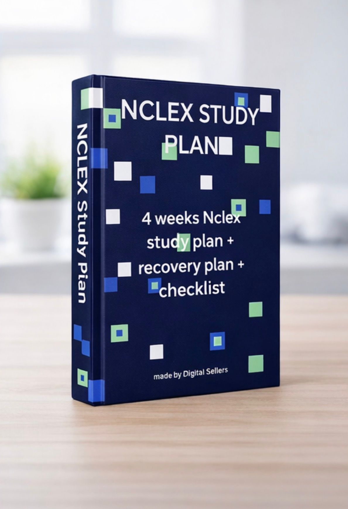 28-Day NCLEX Study plan + Recovery & Printable + Digital